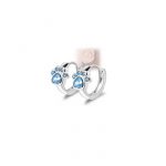 Aretes argollas diseño patita