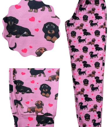 pijama-diseño-perro-salchicha
