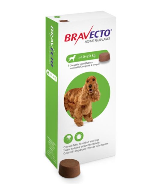 Antipulgas-Bravecto-para-perro-10-20Kg-costa-rica