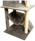Rascador afelpado para gatos - Imagen 2