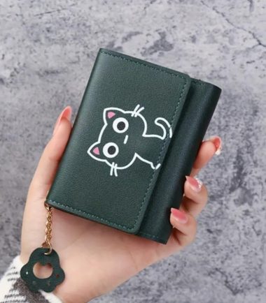 Cartera y tarjetero diseño gato