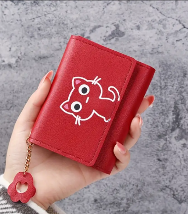 Cartera-tarjetero-rojo-diseño-gato-costa-rica