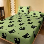 Sábana Ajustable "Cat Dreams" Queen