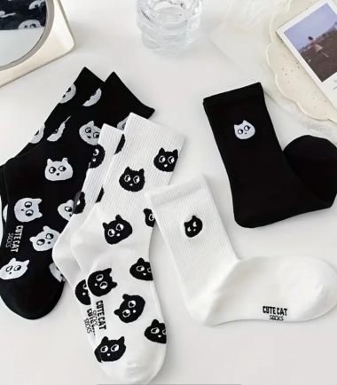 Medias-gatito-blancas-costa-rica