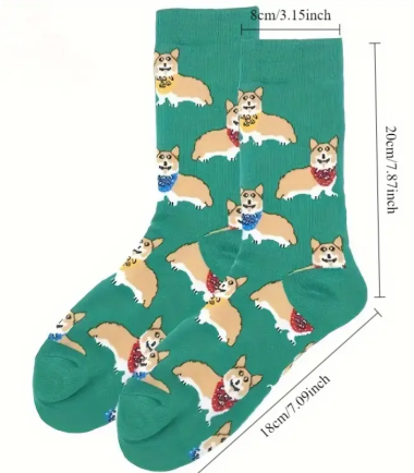 Medias-verde-perro-cafe-costa-rica