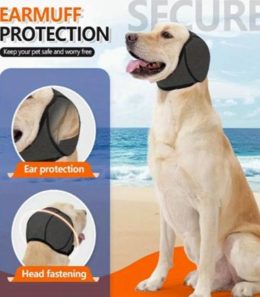Orejeras antirruidos y de protección para perros-Talla M