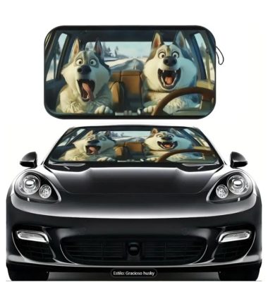 Parasol Husky Decorativo para Auto