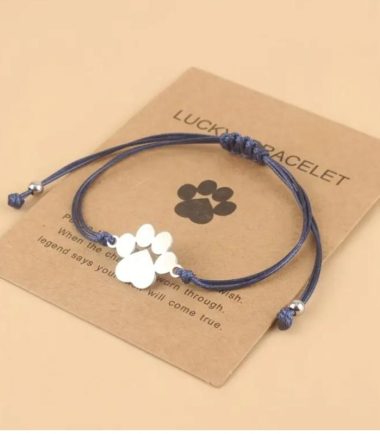 🐾 Pulsera "Huellita metálica"