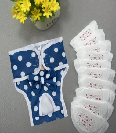 Pañal reutilizable premium para mascota hembra Talla S