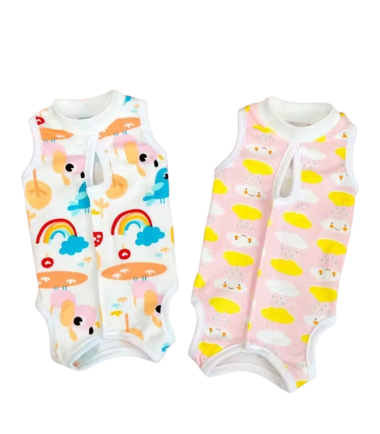 Pijama-Body para Mascotas Post Operatoria o Recuperación  Talla 2XS
