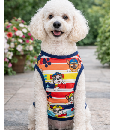 Camiseta de verano para mascotas diseño PawPatrol talla M