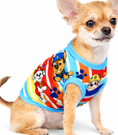 Camiseta de verano para mascotas diseño PawPatrol talla XS