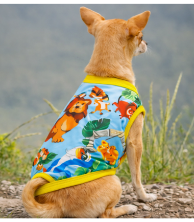 Camiseta de verano para mascotas diseño Rey León Disney talla XS