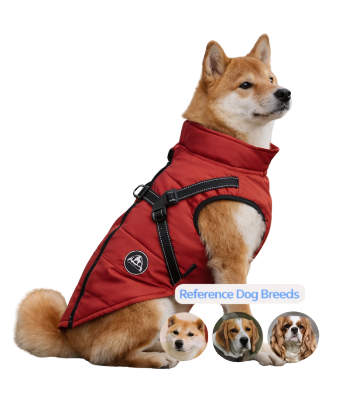 Chaleco-mascota-roja-impermeable-Costa-Rica