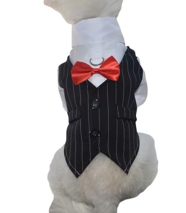 Smoking para perro talla S