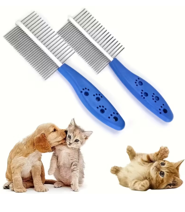 Peine para perro acero inoxidable