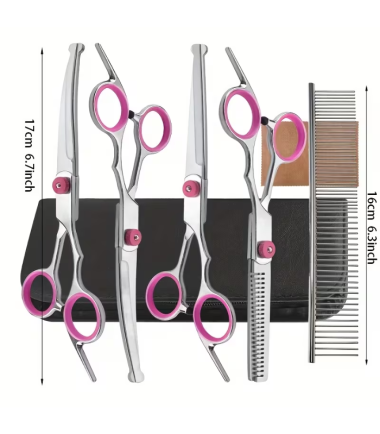 set-tijeras-grooming prfesional-punta-redondad-costa-rica