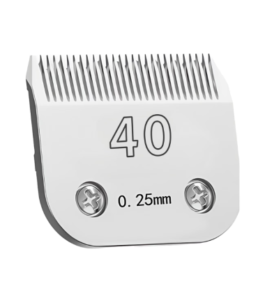 Cuchilla de repuesto #40 para Máquina de Grooming (Compatible con Andis//Oster//W-ahl)